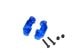 ALLOY C-HUB - 1PR blue GPM TRX 1/10 RUSTLER VXL BANDIT