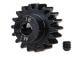 Motorrondsel 18T gehard staal voor 5mm as (module 1)