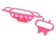 Bumper met houder aan de voorkant roze