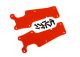 Draagarmkap rood voorzijde l/r met schroeven