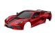 Carrosserie Chevrolet Corvette Stingray rood met aanbouwdelen