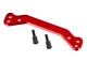 Stuurplaat 6061-T6 aluminium rood met schroeven