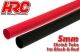 Krimpkous 5mm 1mtr (zwart / rood)
