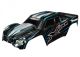 TRX7711A, Body, X-Maxx, blauw (geregen, stickers bevestigd) (gemonteerd met