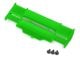Groene vleugels met schroeven