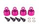 Ultra shock caps aluminium roze (4)