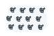 Flange Head Self Tapping screws 2.6X5mm (12pcs)