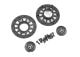 Wielnaafdoppen & beadlock ring MB G63 zwart (2)