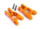Wieldrager 6061-T6 aluminium oranje achter l/r