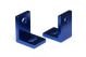Veerpootbeugel aluminium blauw