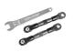 Camber trekstang 7075-T6 aluminium antracietgrijs 56 mm achter l/r