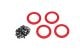 Beadlock ring 1.9 aluminium rood met schroeven (4)
