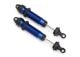 GTR shock aluminium blauw 139mm achter met schroefdraad (2)