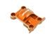 Versnellingsbakdeksel aluminium oranje