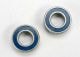 Kogellager 6x12x4mm met rubberen afdichting blauw (2)