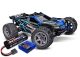 TRAXXAS Rustler 4x4 BL-2S blauw 1/10 Stadium-Truck RTR Incl. Lipo Accu en USB Lader