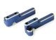 Servohouder stuur 6061-T6 aluminium blauw v&r