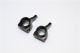 ALLOY FRONT KNUCKLE - 1PR black GPM TRX 1/10 RUSTLER VXL BANDIT