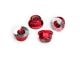 Stopmoer aluminium 5mm met flens getand rood (4)