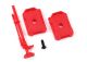 Benzinejerrycan en krik rood voor TRX9712 carrosserie
