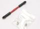 L/R draadstang aluminium rood 58mm (1)