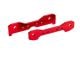 Draagarmhouder achter 6061-T6 aluminium rood