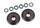 Compleet wiel Wheelie bar 6061-T6 aluminiumgrijs (2)