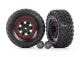 Canyon RT 4.6x2.2 banden op MB G63 velgen zwart/rood (2)