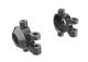 Steering lever 6061-T6 aluminum dark titanium anodized l/r +KT