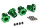 Wieldrager aluminium groen 17mm