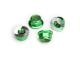 Stopmoer aluminium 5mm met flens getand groen (4)