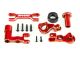 Servo saver deflection aluminum red