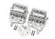 Motorblock satin chrome