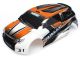 Carrosserie 1/18 Rally oranje met sticker