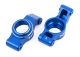 Wheel carrier for wheel axles rear l/r aluminum blue