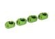 Draagarmpinhouder (4) aluminium groen