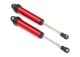 GTR shock aluminium rood 134mm voorzijde zonder schroefdraad (2)