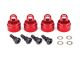 Ultra shock caps aluminium rood (4)