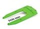 Groene chassisbeschermingsplaat