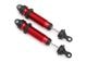GTR shock aluminium rood 134mm voorzijde met schroefdraad (2)