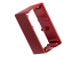 Servohuis aluminium middengedeelte rood voor servo 2255