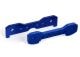 Draagarmhouder vooraan 6061-T6 aluminium blauw