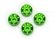 Groene aluminium velgen