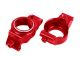 caster blocks front aluminum red