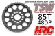 Spur Gear - 48DP - Low Friction Machined Delrin - Ultra Light - 85T