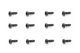 Round Head Self Tapping screw 3X6mm (12 pcs)